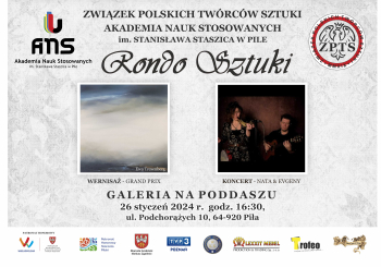 Otwarcie wystawy "Rondo Sztuki" oraz koncert w Galerii na Poddaszu ANS w Pile 