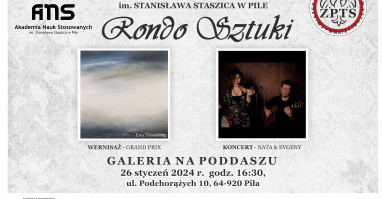 Otwarcie wystawy "Rondo Sztuki" oraz koncert w Galerii na Poddaszu ANS w Pile 