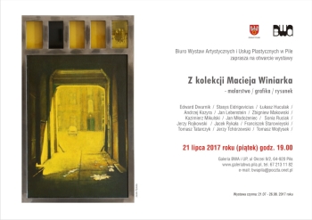 Wernisaż wystawy pt. „Z kolekcji Macieja Winiarka”. 
