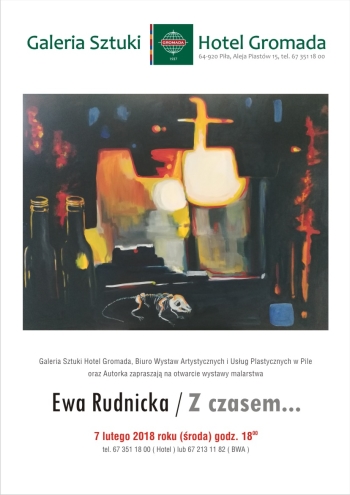 Wernisaż wystawy malarstwa Ewy Rudnieckiej "Z czasem..."