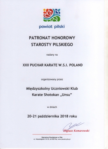 XXII Puchar Karate W.S.I. Poland