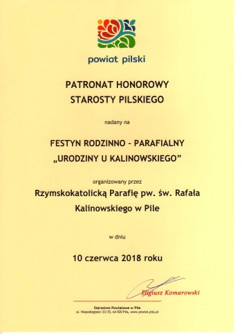Festyn Rodzinno - Parafialny "Urodziny u Kalinowskiego"