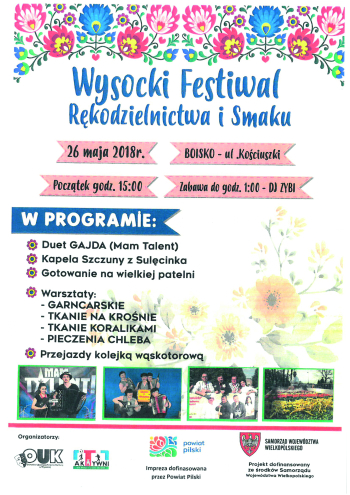 Wysocki Festiwal Rękodzielnictwa i Smaku 2018