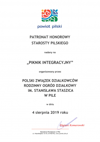 Piknik Integracyjny ROD im. Stanisława Staszica w Pile 