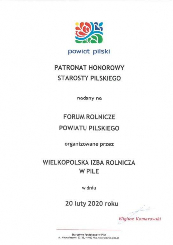 Forum Rolnicze Powiatu Pilskiego
