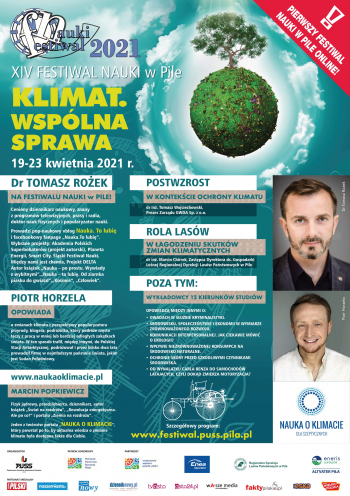 XIV Festiwal Nauki "Klimat. Wspólna sprawa"
