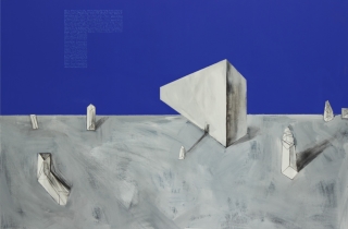 Dobrzycaâ2014, akryl na płótnie, 100x140 cm, Sławomir Kuszczak