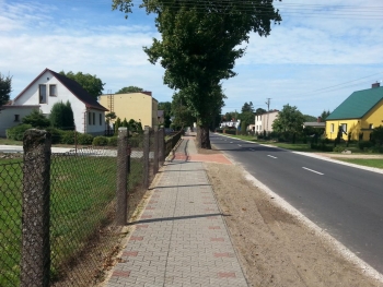 Chodnik w Kruszewie po remoncie