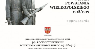 Zaproszenie na obchody 97. rocznicy Powstania Wielkopolskiego w Pile