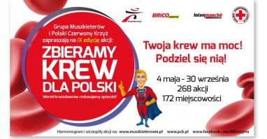 W czwartek „Zbieramy Krew dla Polski”