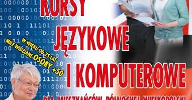 Stowarzyszenie Gmin i Powiatów Nadnoteckich organizuje bezpłatne kursy z j. niemieckiego, angielskiego i komputerowe dla mieszkańców północnej Wielkopolski