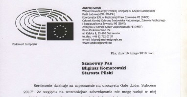 Andrzej Grzyb - Poseł do Parlamentu Europejskiego