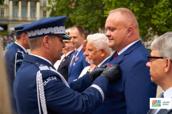 Starosta Pilski odznaczony Brązowym Medalem za Zasługi dla Policji