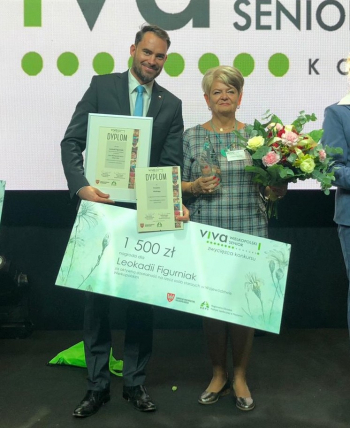 Leokadia Figurniak z nagrodą w konkursie VIVA! Wielkopolski Senior  
