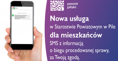 SMS z informacją dla mieszkańca. Nowa usługa w Starostwie Powiatowym w Pile