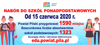 Nabór do szkół ponadpodstawowych i oferta Powiatu Pilskiego
