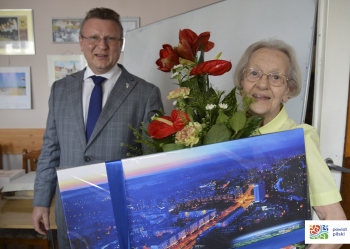 Na 95. urodziny przyjechała do Piły, swojego rodzinnego miasta 