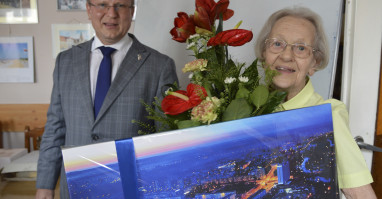 Na 95. urodziny przyjechała do Piły, swojego rodzinnego miasta 