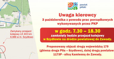 W sobotę zamknięty kolejny przejazd kolejowy w Szydłowie 
