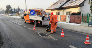 Bieżące naprawy dróg powiatowych w Pile   