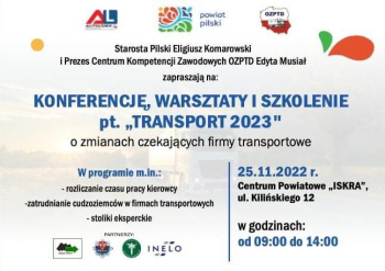 Konferencja Transport 2023 - Zapraszamy