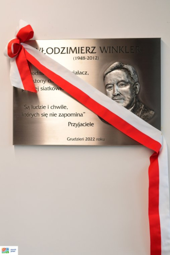 Odsłonięto tablicę pamiątkową Włodzimierza Winklera