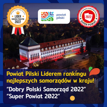 Powiat Pilski ponownie najlepszym powiatem w kraju! 