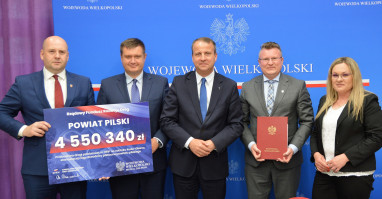 Dofinansowanie od Wojewody Wielkopolskiego na modernizację drogi Ruda-Glesno wynosi 80 procent inwestycji 
