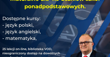 Powiat Pilski sfinansował kursy on - line dla maturzystów