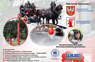 plakat festyn strażacki Kruszewo 2017.06.11