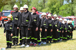 Dziecięca i Młodzieżowa Drużyna Pożarnicza z OSP Osiek nad Notecią