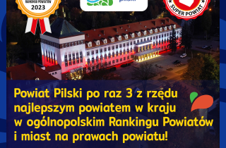 Powiat Pilski trzy razy z rzędu wygrał ranking Związku Powiatów Polskich